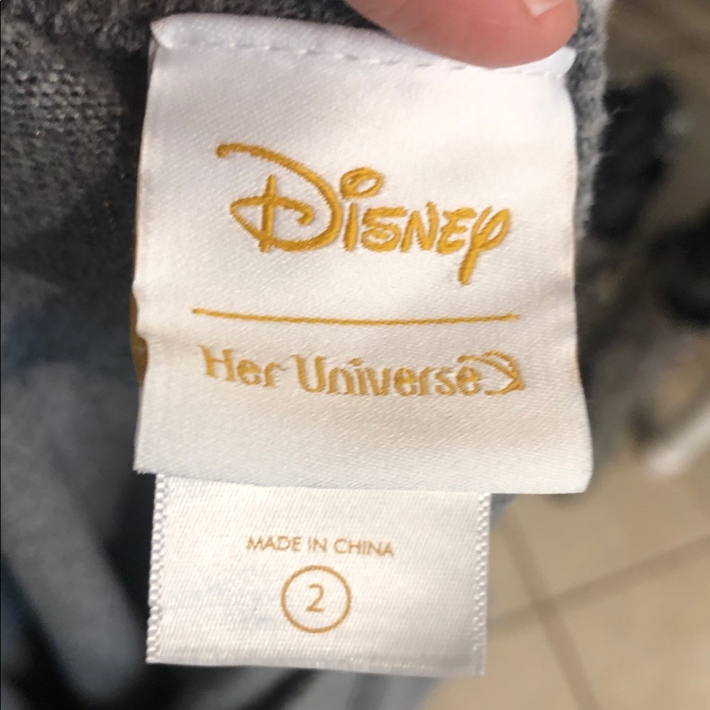 Disney Her Universe Gray Sweater with Mermaid Motif - Picture 5 of 6